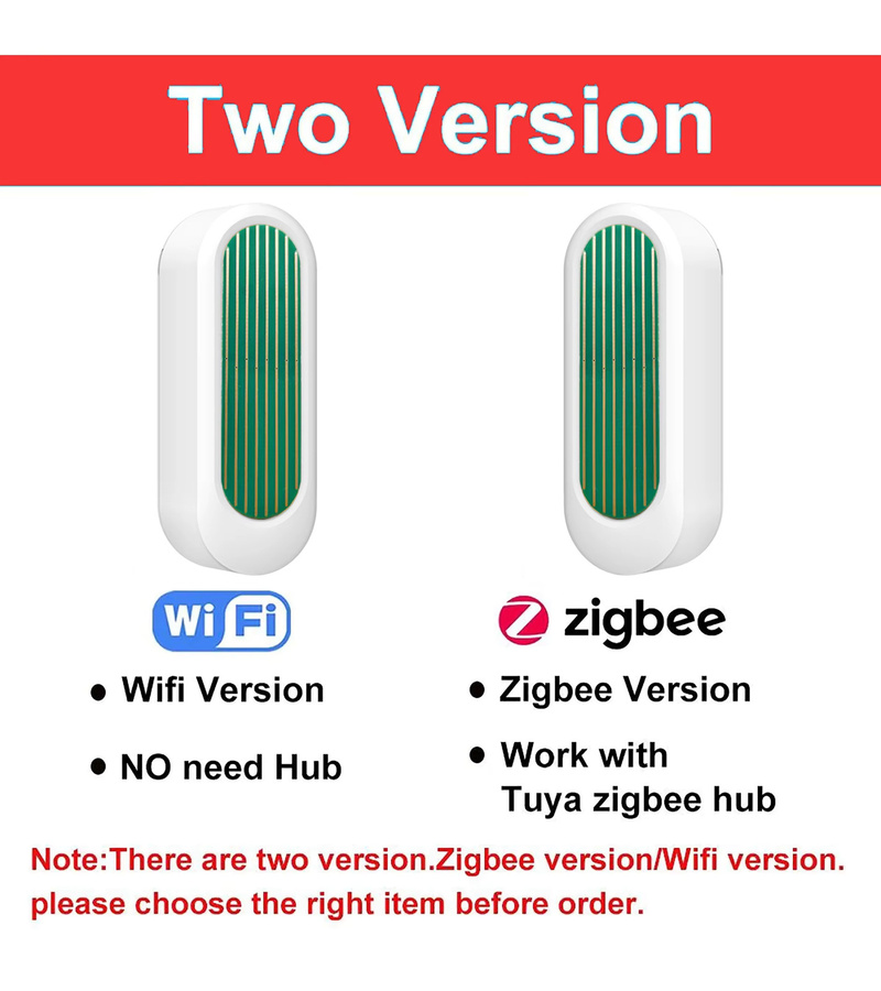 Tuya IP65 WLAN oder Zigbee Regensensor für den Außenbereich, wasserdichter Regen- und Lecksensor mit Echtzeit-App-Überwachung und Alarm in Schwarz oder Weiß - Bild 2