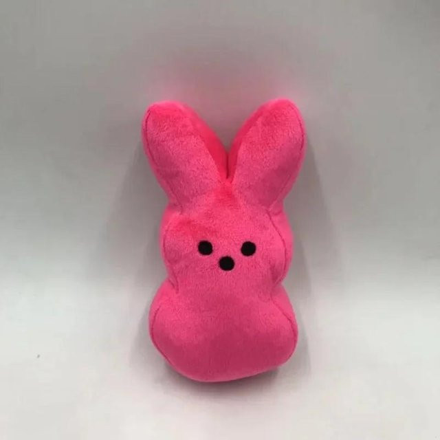 Kidsly Peeps Niedliches Plüsch-Häschen, Stofftierpuppe, 15cm, Rosa/Pink - Bild 1