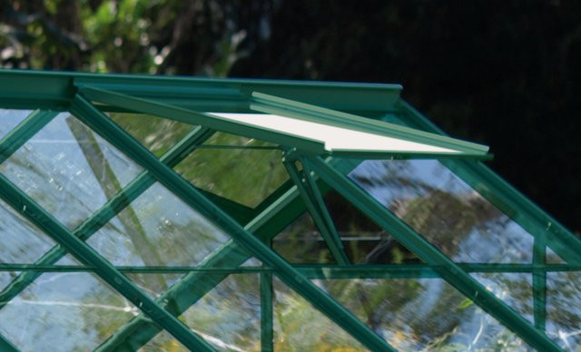 Vitavia Dachfenster für Gewächshaus Calypso in Smaragdgrün aus Aluminium - Bild 1