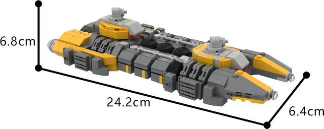 Gobricks MOC Mackinaw - O.R.E Bergbauschiff Steinmodell ab 14 Jahren - Bild 1