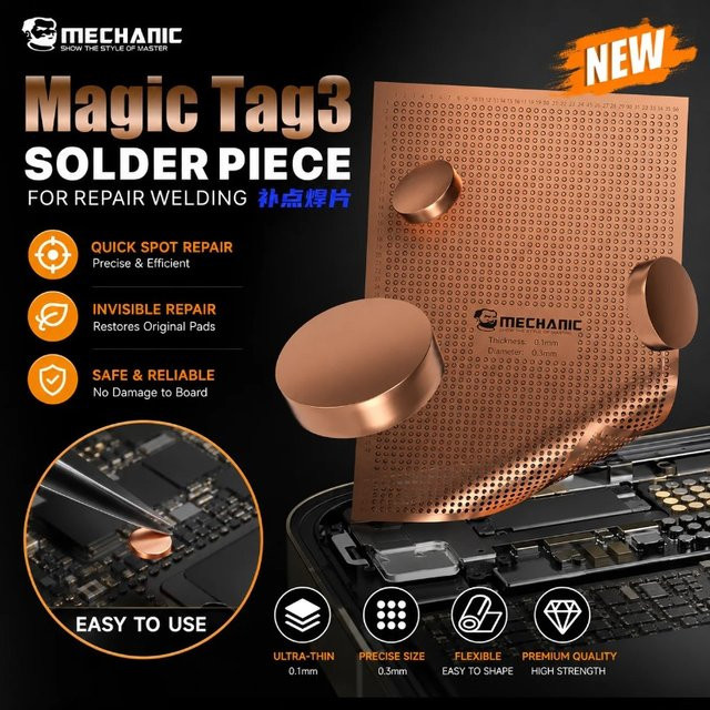 MECHANIC Magic Tag3 1850-teiliges Lötkolben-Set für präzise PCB-Lötarbeiten mit ultradünnem Design - Bild 1