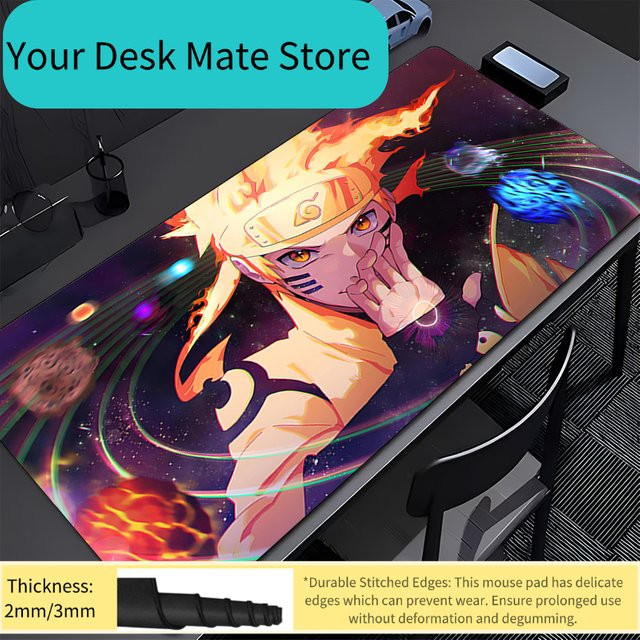 Bandai Mauspad Naruto Uzumaki Multicolor aus Gummi für PC und Laptop - Bild 1