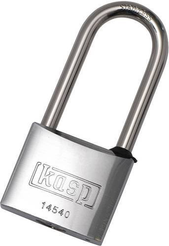 Kasp Vorhängeschloss K14540L50D aus Edelstahl in Silber mit 40 mm Durchmesser - Bild 1