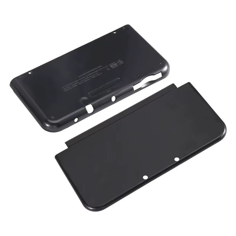 B50B-Durable Gehäuseabdeckung für New 3DS XL und New 3DS X, Vorder- und Rückseite Frontplatten-Set, Schwarz - Bild 6