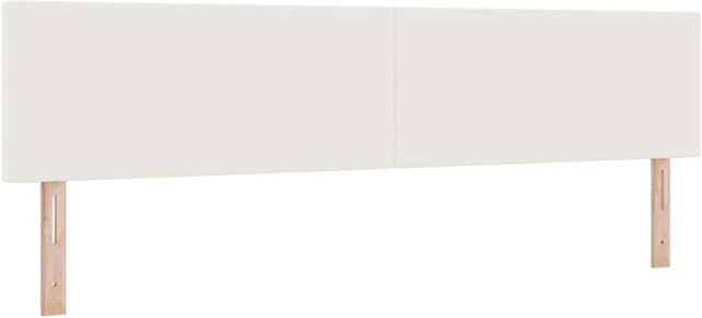 vidaXL LED Kopfteil mit integrierter LED-Beleuchtung in Beige, Breite: 200 cm - Bild 1