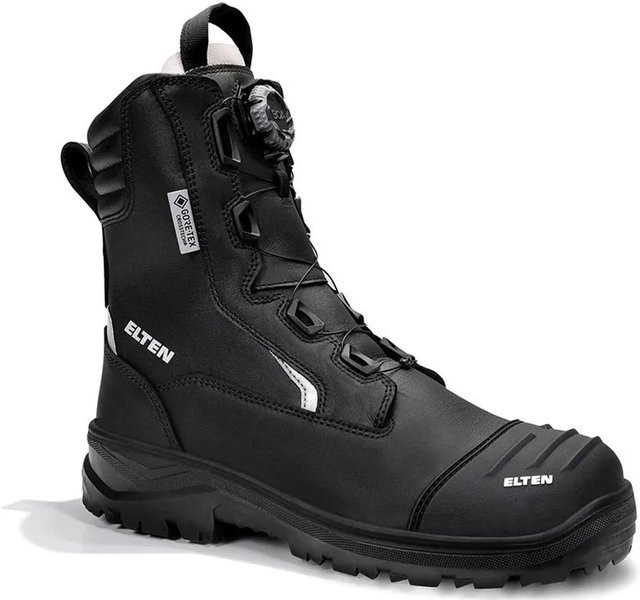 Elten Feuerwehrstiefel Fraser Pro BOA GTX High ESD S1P aus Rindleder in Schwarz, Größe 46 - Bild 1
