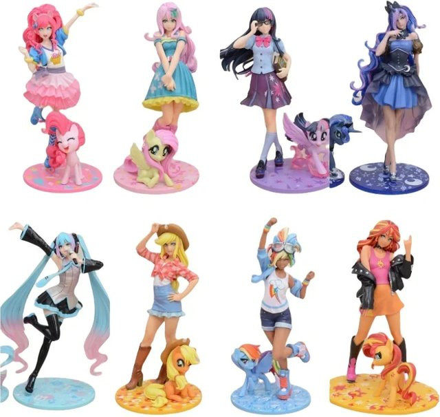Bandai My Little Pony Regenbogen Anime Figur, Puppe, mit Licht und Funkeln - Bild 1