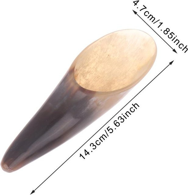 Vera Vogue Gua Sha Massagegerät aus Büffelhorn, beige, Unisex - Bild 1