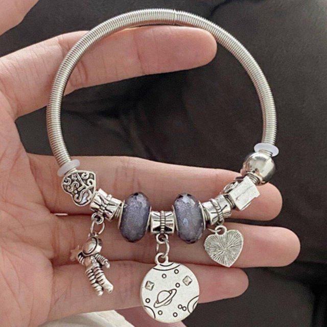 Lucky Star Jewelry Armband, Edelstahl, Perle, Silber, Damen - Bild 1