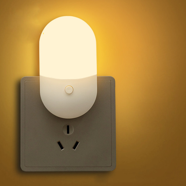 Feimefeiyou LED Nachtlicht in Weiß für Schlafzimmer, Wohnzimmer und Kinderzimmer mit warmweißem Licht - Bild 1