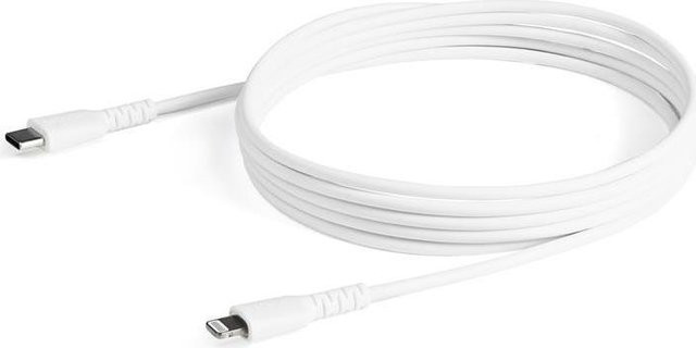 StarTech.com USB-C auf Lightning-Kabel in Weiß, Apple MFi zertifiziert, 2 m Länge, für iPhone, iPad und iPod - Bild 1