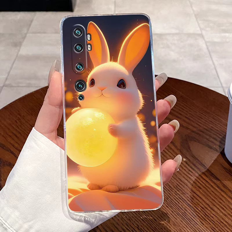 Transparente Silikon Schutzhülle für Xiaomi Mi Note 10 und Mi Note 10 Pro mit Cartoon Design - Bild 2
