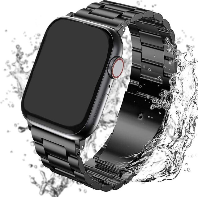 DLIBAND Uhrenarmband Edelstahl, Schwarz, Unisex - Bild 1