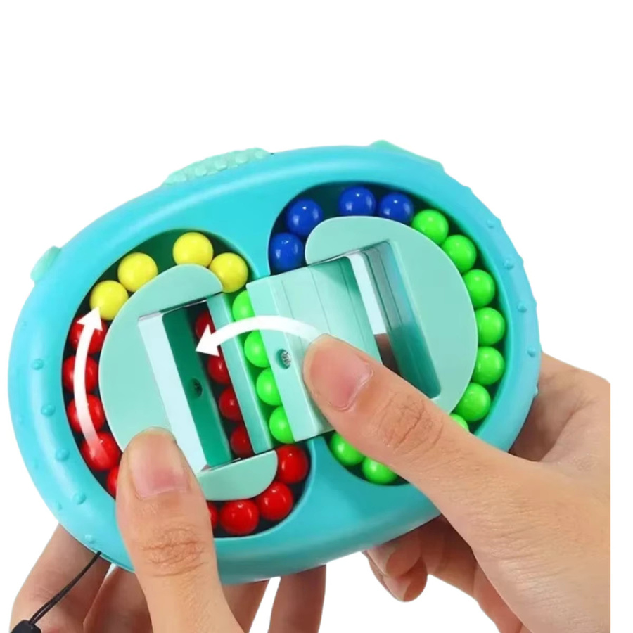 Datgo Bunte Bohnen Fidget Spinner, Multifunktions-Finger-Spinnspielzeug - Bild 2