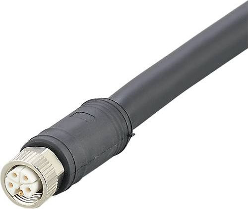 Ifm Electronic Anschlussleitung E12641 mit Buchse, gerade, 5 Polzahl, schwarz, Länge: 2 m - Bild 1
