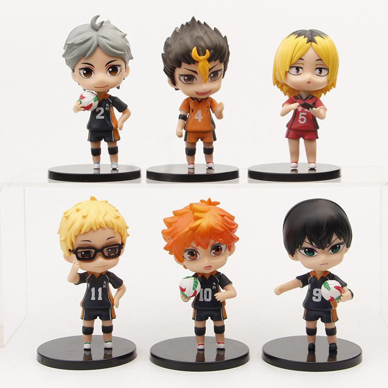 MIFEN Haikyuu Figur Q-Version Modell 8-teiliges Set PVC - Bild 2