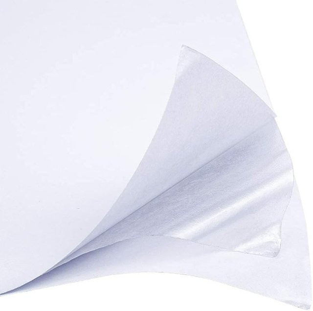 18 Stück weiße doppelseitige Klebebandbögen aus Papier im A4-Format für Basteln und Dekoration - Bild 1
