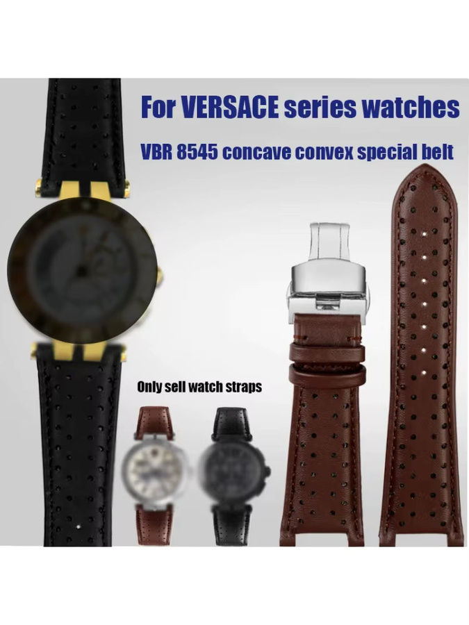 Versace Uhrenarmband, Kalbsleder, 26 mm, Unisex - Bild 3