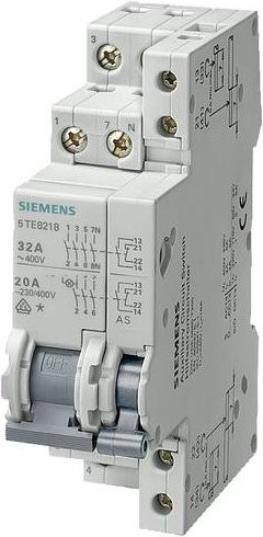 Siemens Ausschalter Grau 32A mit 3 Schließern 5TE8218 - Bild 1