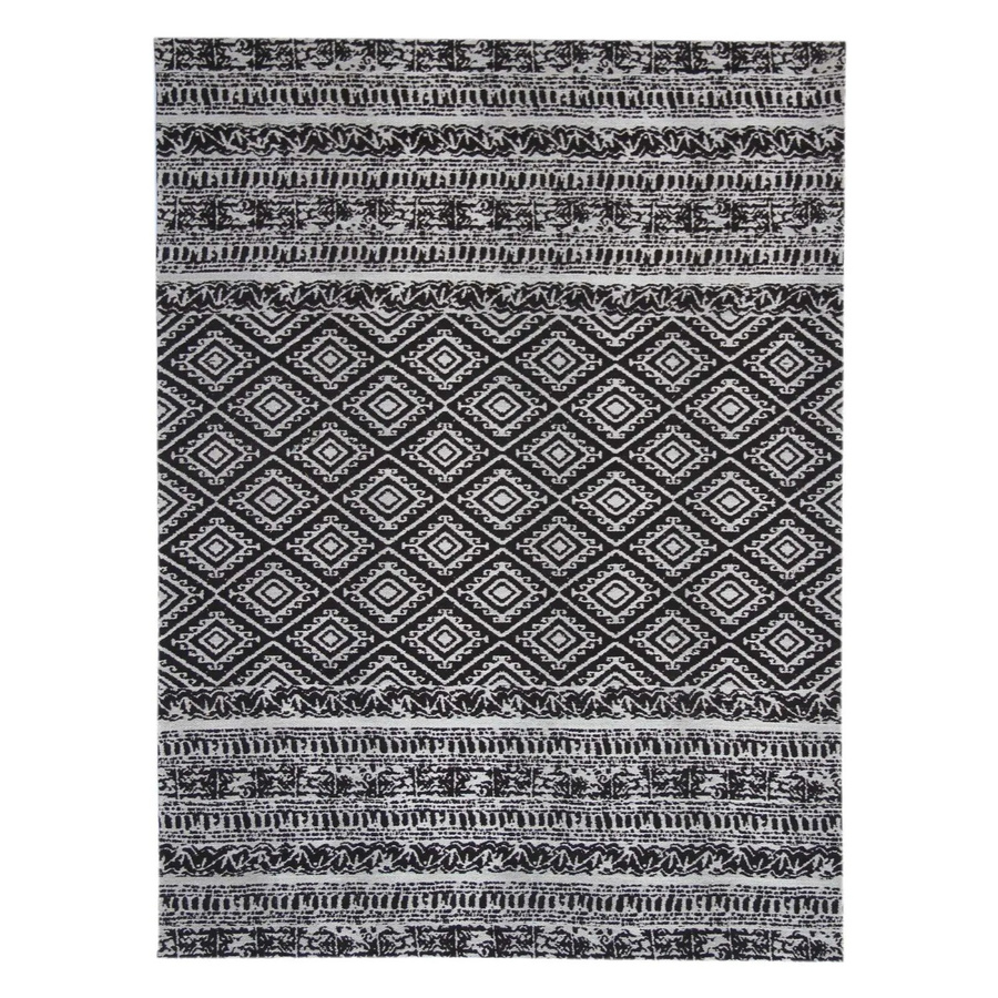 MeGusta Flachflor Teppich Luisa Vintage Schwarz Polyester B: 120 cm, T: 170 cm - Bild 2