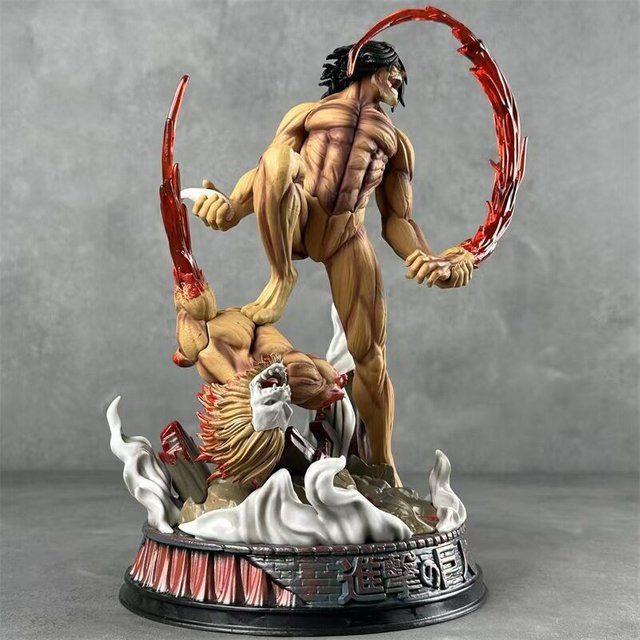 Bandai Attack On Titan Eren Yeager Statue, Sammelfigur, Kunststoff - Bild 1