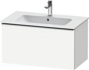 Duravit Waschtischunterschrank D-Neo, wandhängend, Weiß glänzend, B/T/H: 81 x 46,2 x 44 cm - Bild 1