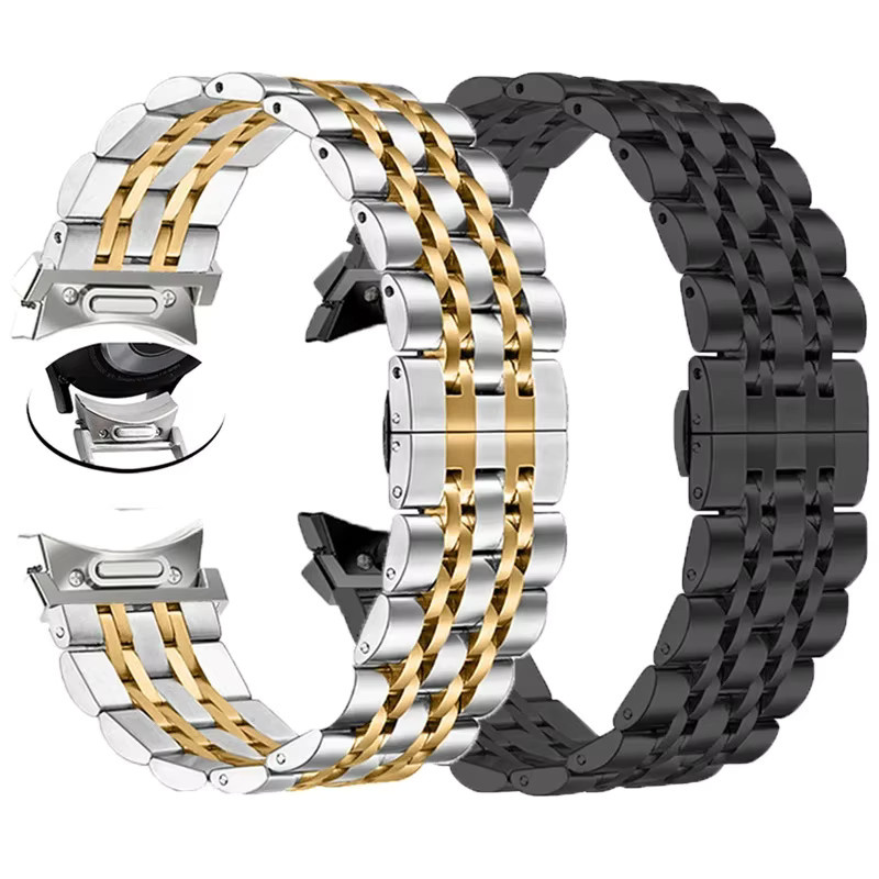 jansin Uhrenarmband Edelstahl, Silber, Unisex - Bild 2