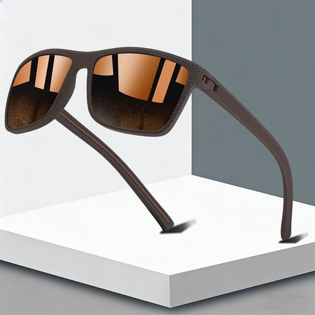 WSZ Sonnenbrille, quadratisch, Vollrand, Kunststoff, multicolor, Unisex - Bild 1