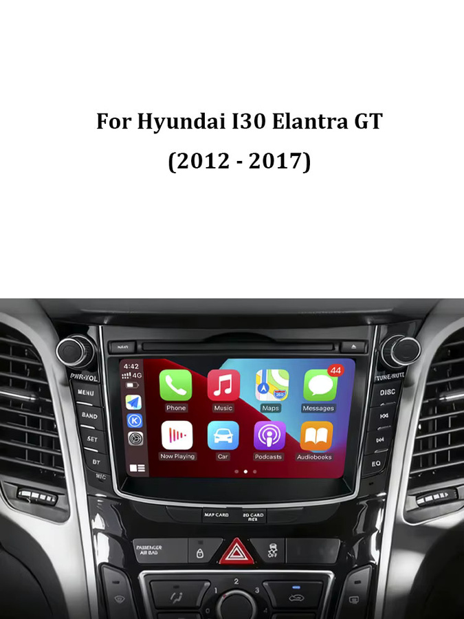 Android 16 Multimedia Autoradio für Hyundai I30 Elantra GT 2012 - 2017 mit 7 Zoll Display, Wireless CarPlay, Split Screen, DSP Stereo und WiFi in Schwarz - Bild 5
