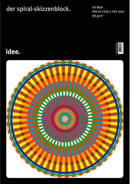 idee. Creativmarkt Skizzenblock DIN A2, weiß, 90g/m² - Bild 1