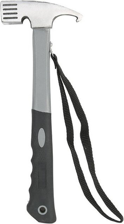 TOMTOP JMS Multifunktions Camping Hammer aus High Carbon Stahl in Grau mit Hering-Entferner und Klaue