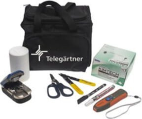 Telegärtner Tool-Kit Essential LWL mit Standard-Cleaver in Schwarz - Bild 1