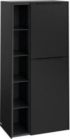 Villeroy & Boch Mittelschrank Subway 3.0 in Blau mit Glastüren, Wandmontage, B/H/T: 57,4 x 120 x 36,2 cm - Bild 1