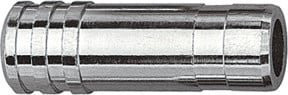 Riegler Verschlussstecker click-clock Stecknippel 10 mm aus Messing vernickelt in Silber - Bild 1