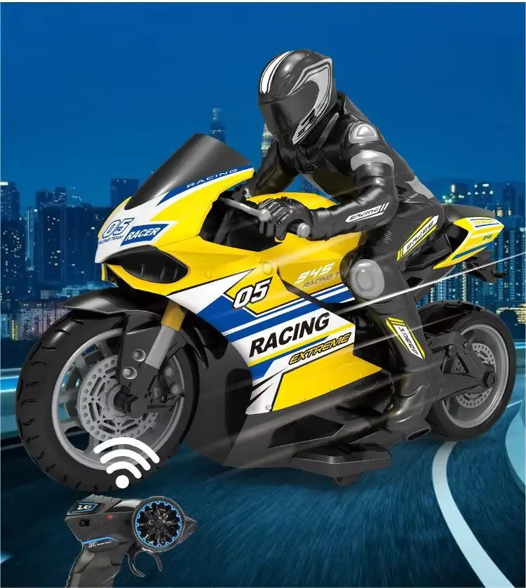 CONUSEA RC Motorrad, 1:10, ferngesteuert, blau - Bild 4