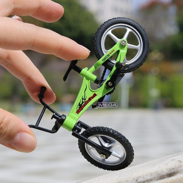 MEOA Finger Skateboard Legierung Mountainbike, Finger Fahrrad, Modell Spielzeug - Bild 1