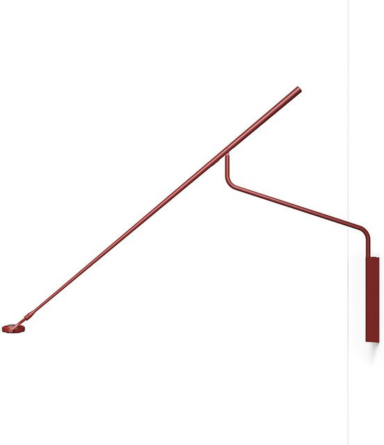 Rotaliana Ibis W1 LED-Wandleuchte in Rot, dimmbar und verstellbar - Bild 1
