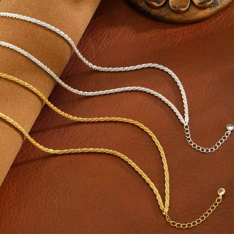 RUIYI Fußkettchen, 14 Karat Gold, versilbert, Edelstahl, Damen - Bild 4