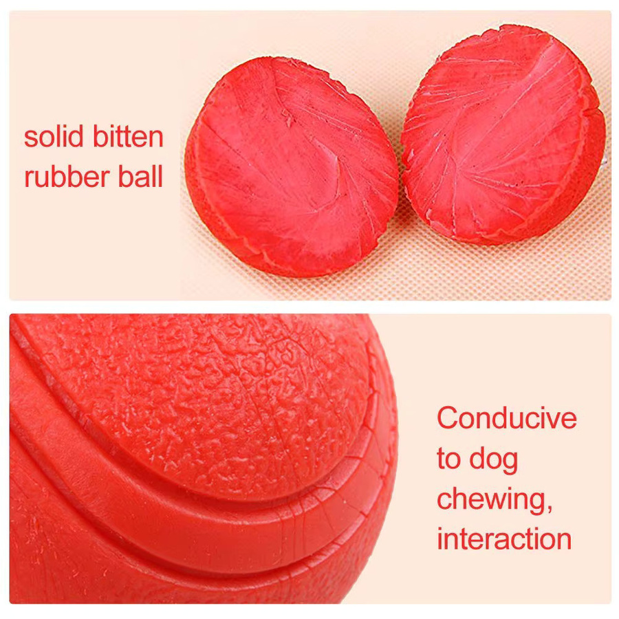 HOOPET Gummiball, Hundespielzeug, rot - Bild 2