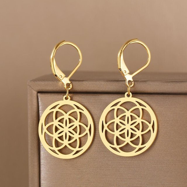 Lucky Star Jewelry Ohrringe Edelstahl, Zirkonia, Damen, Gold - Bild 1