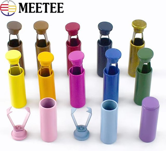 Meetee Metall Schnurstopper in Bunt für DIY Näbzubehör und Kleidungsstücke - Bild 1