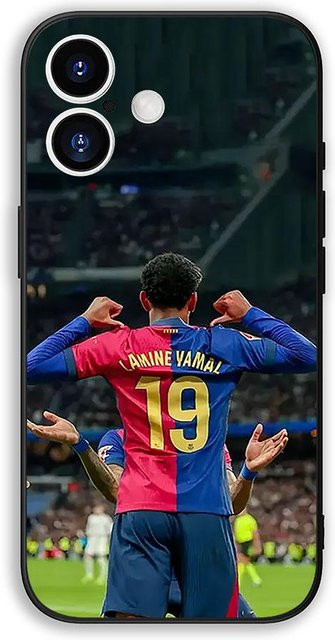 Schutzhülle für Xiaomi Redmi Note 8T 14 Pro 15 15C 14C 8A A4 A5 mit Spanien Fußball Design Nr. 19 in Multicolour - Bild 1