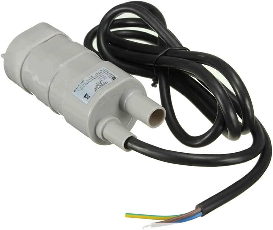 HiLetgo DC-Wasserpumpe als Tauchmotor für Aquarium, Teich und Springbrunnen, 600 l/h, 10 l/min, DC12 V, Grau - Bild 3