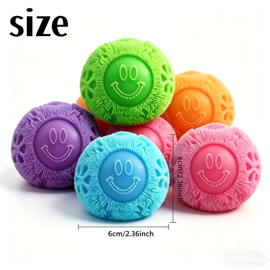 Meade Plüsch-Spielzeugball, Rosa, Bunt, Plüsch / Textil - Bild 3