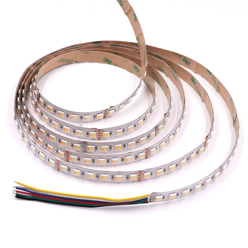 Teopek RGBCCT LED-Streifen RGBWW 5 in 1 Chip 5050 SMD, 5m Länge, wasserdicht und schneidbar, Multicolor - Bild 3
