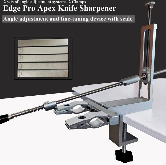 Sy tools S09 Professionelles Messerschärfsystem mit Diamantsteinen in Silber - Bild 1