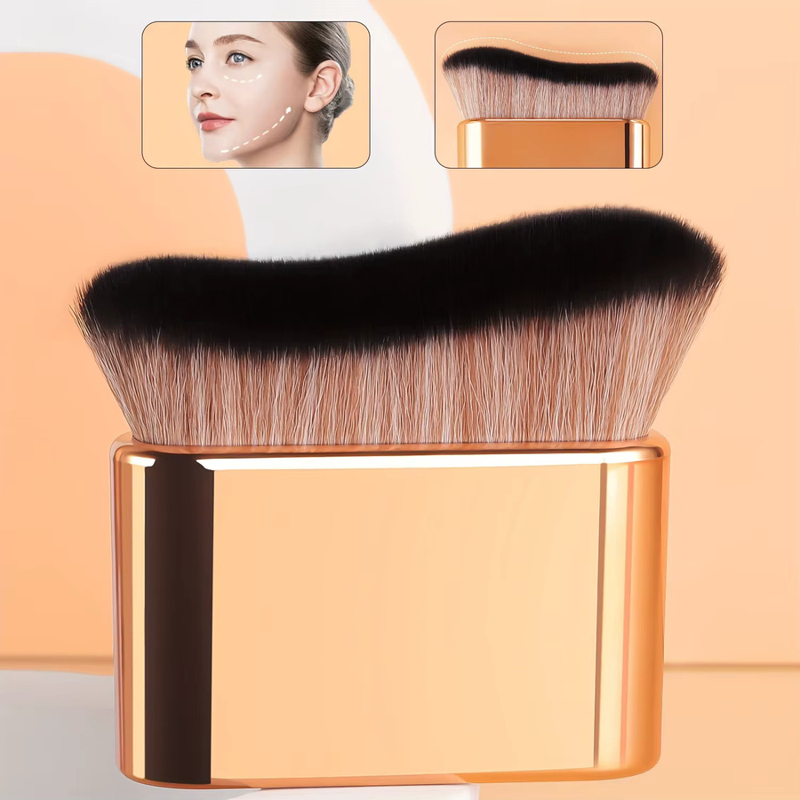 LUXEBLEND Wave Contour Make-up-Pinsel, Nylonborsten, Unisex - Bild 2