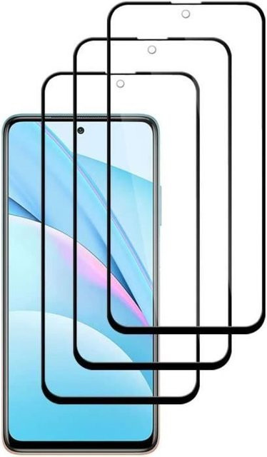 Xiaomi Displayschutz aus gehärtetem Glas 9H für Mi 10T Lite 5G, 3er-Pack, transparent - Bild 1