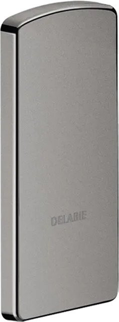 Delabie Abdeckung für Befestigungsplatte Be-Line in Anthrazit-Metallic aus Edelstahl - Bild 1