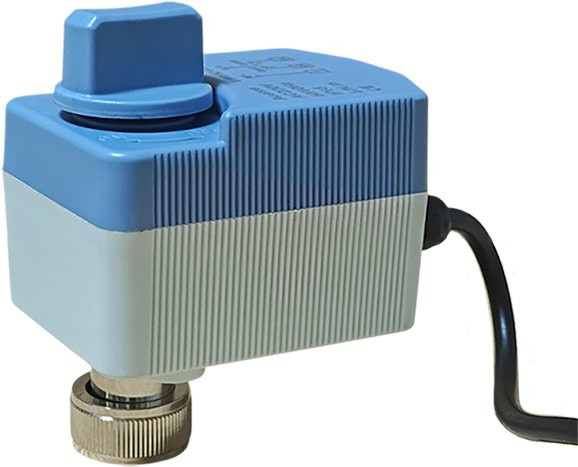Acarps Elektrischer Kugelhahnantrieb mit manueller Schalterfunktion, IP65 wasserdichter motorisierter Stellmotor, Farbe: Blau - Bild 1